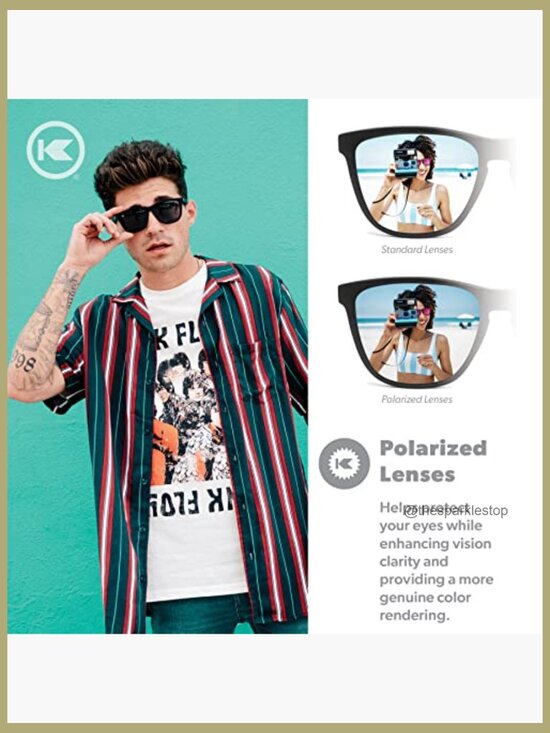 Polarized Sunglasses UV400 Protection Polycarbonate Frame Lightweight main image 7